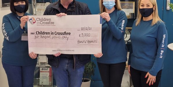 Hunter Donate to Children In Crossfire